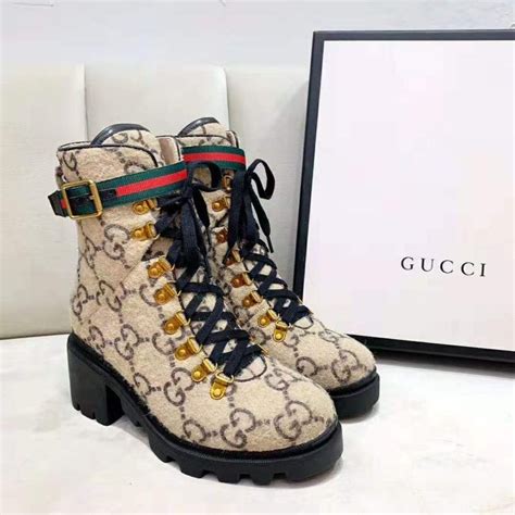 gucci wool ankle boots|gucci thigh high boots sale.